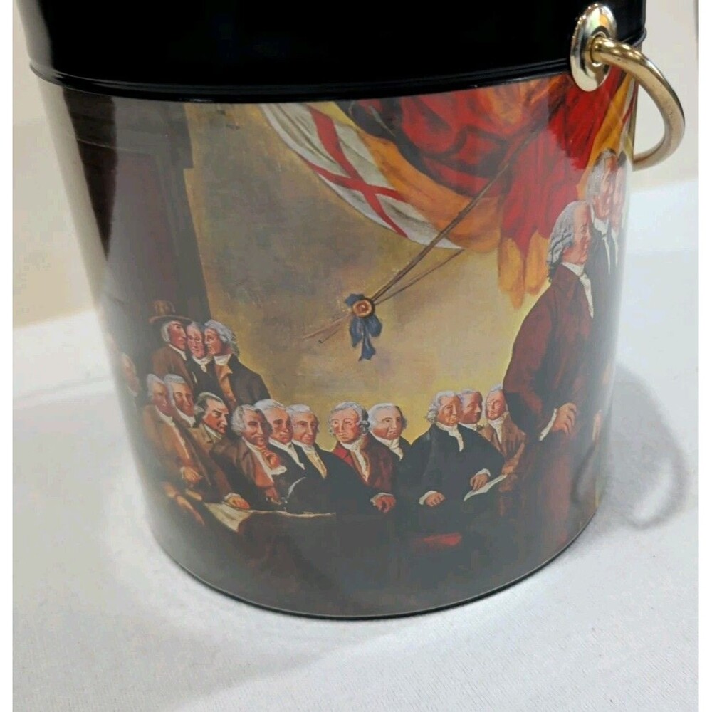 Vintage Thermo-Serv West Bend Ice Bucket Declaration of Independence, July 4th - Picture 4 of 11
